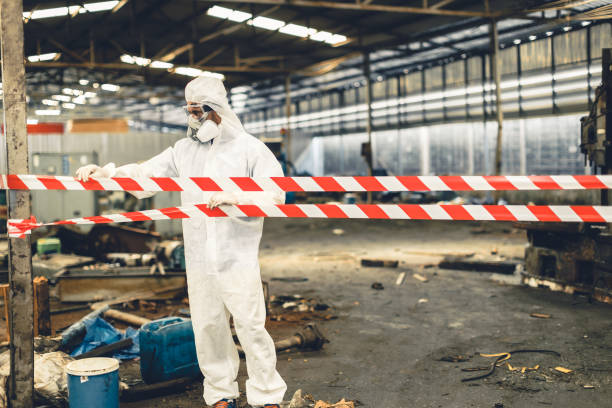 Professional Unattended Death Cleanup technician working in Pleasant Hill, IA